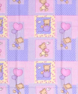 ΣΕΝΤΟΝΑΚΙ ΛΙΚΝΟΥ bebe Baloon 75 80Χ110 Pink Flannel cotton 100%