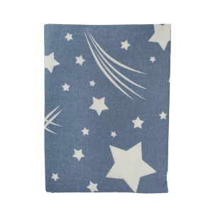 ΣΕΝΤΟΝΑΚΙ ΛΙΚΝΟΥ bebe Star 37 80Χ110 Blue Flannel cotton 100%
